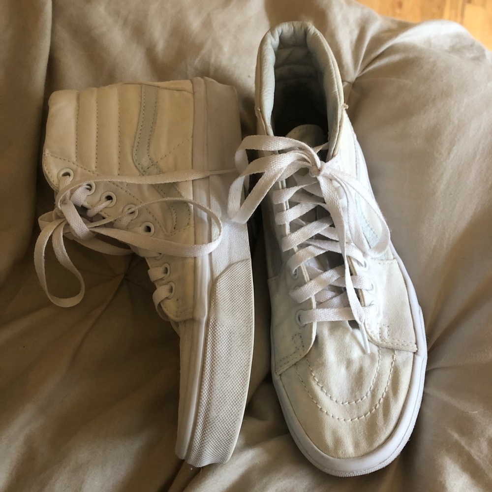 Vans white high tops